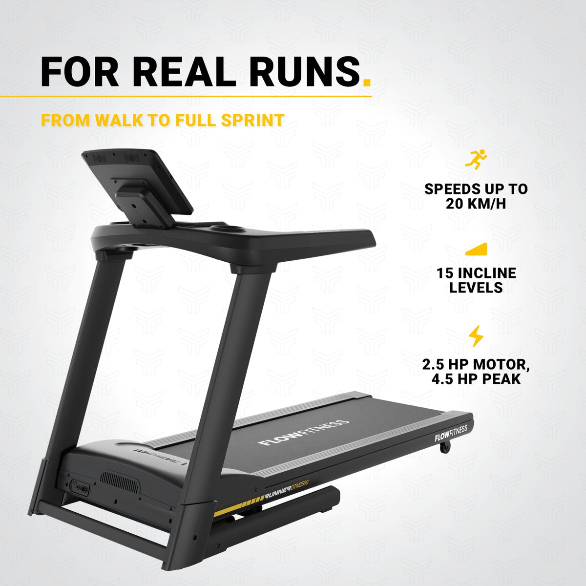 Flow Fitness DTM2500s - Loopband - Touchscreen
