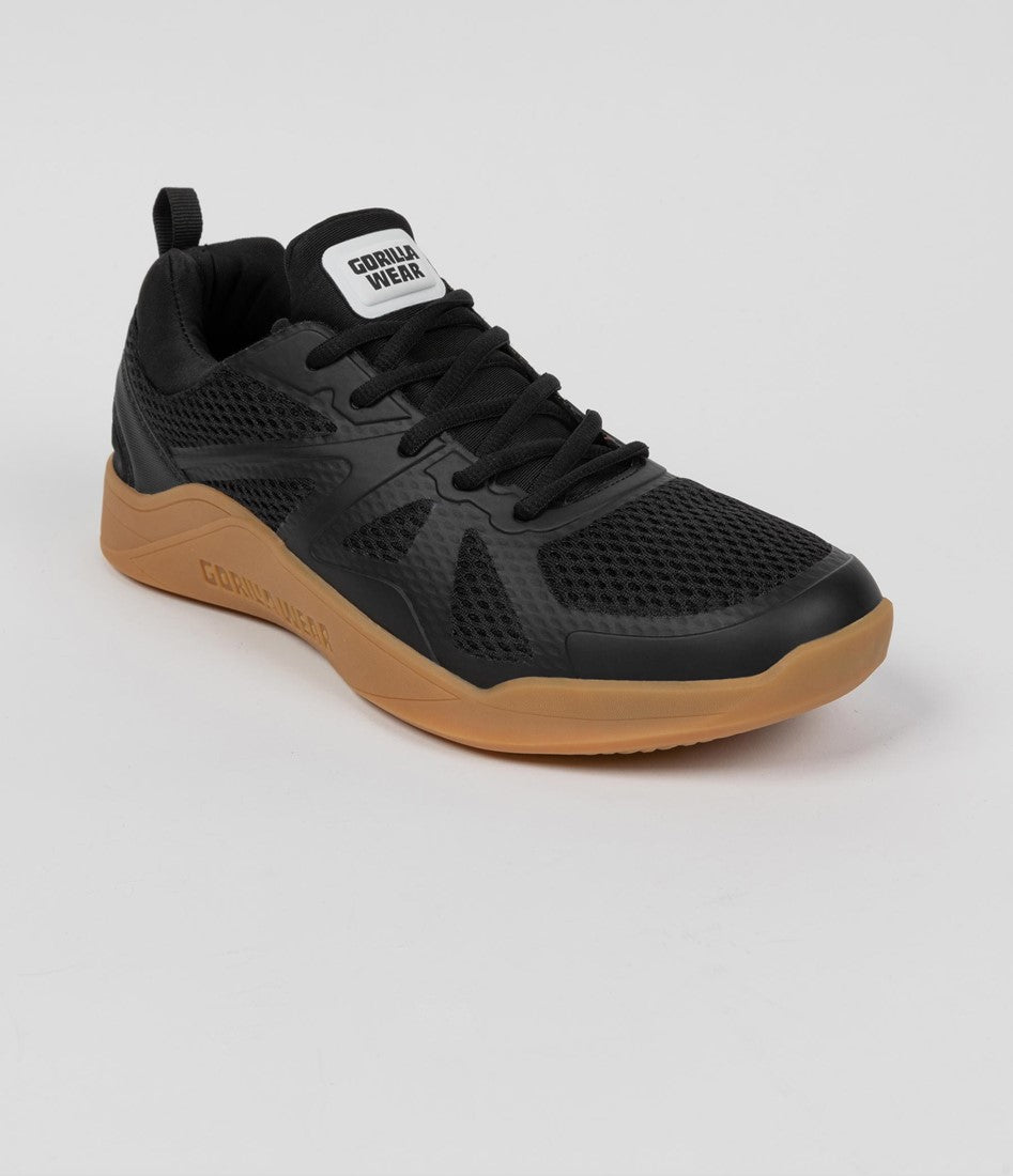 Gorilla Wear Gym Hybrids Sportschoenen - Zwart/Bruin - In gebruik