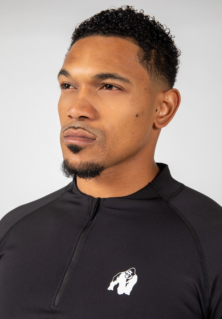 Gorilla Wear Hamilton Hybrid Longsleeve - Zwart - Afbeelding 7