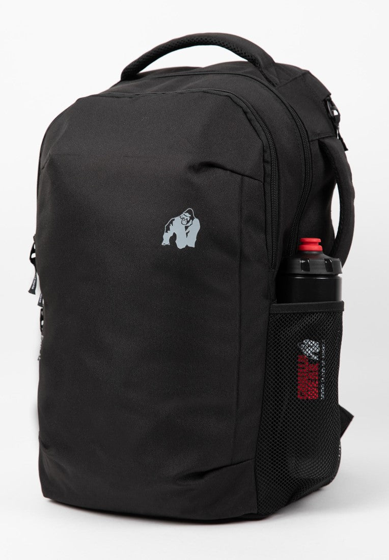 Gorilla Wear Akron Rugtas - Zwart - Achteraanzicht