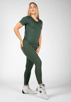 Gorilla Wear Neiro Seamless Legging - Legergroen - In gebruik