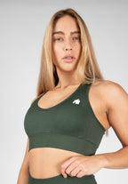 Gorilla Wear Neiro Seamless Sportbeha - Legergroen - Afbeelding 5