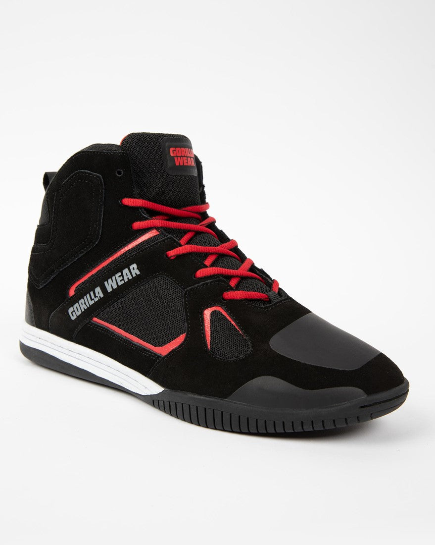 Gorilla Wear Troy High Tops Sportschoenen - Zwart/Rood - Afbeelding 5
