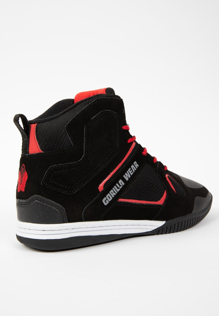 Gorilla Wear Troy High Tops Sportschoenen - Zwart/Rood - Afbeelding 6
