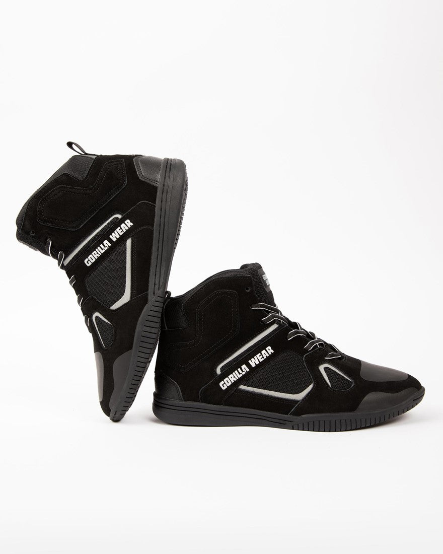Gorilla Wear Troy High Tops Sportschoenen - Zwart/Grijs - In gebruik