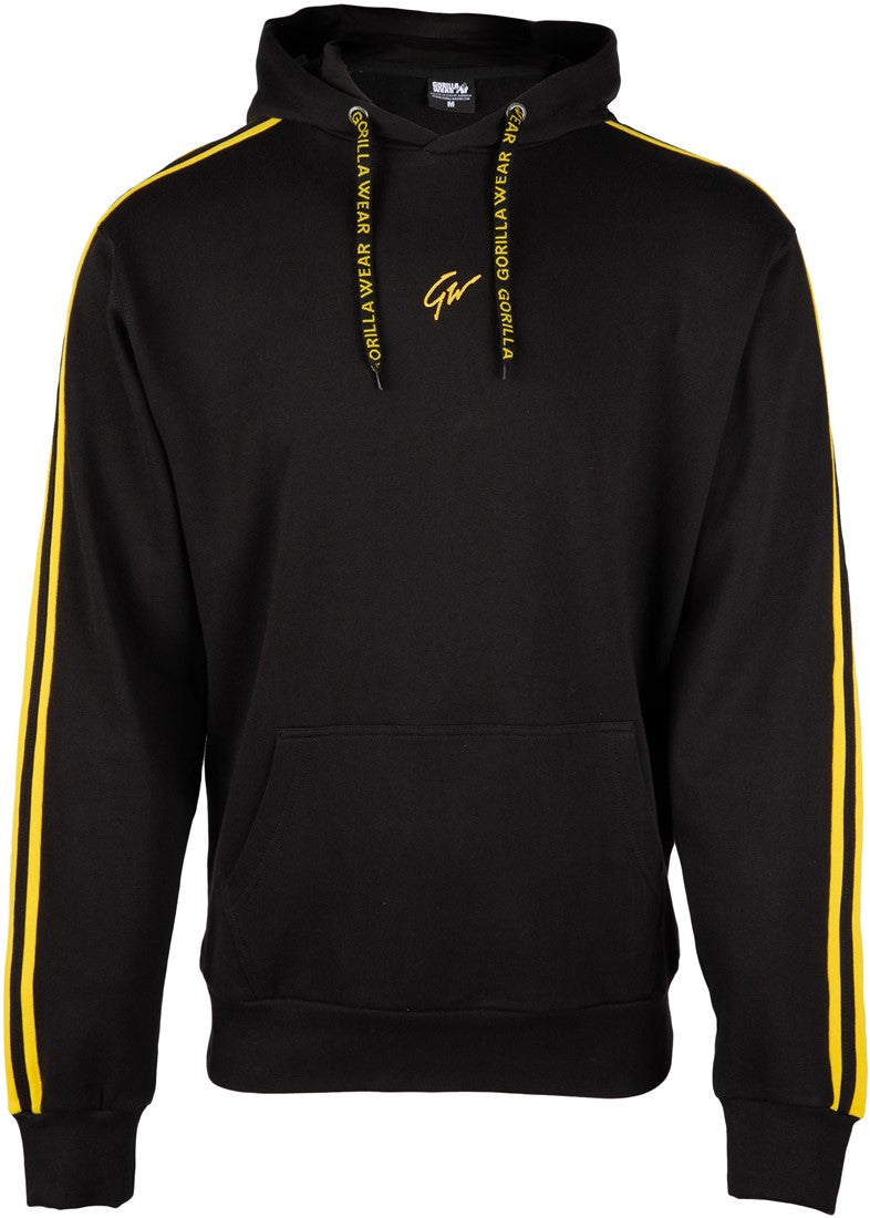 Gorilla Wear Banks Oversized Hoodie - Zwart/Geel - Afbeelding 6