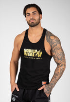 Gorilla Wear Classic Tank Top - Goud - In gebruik