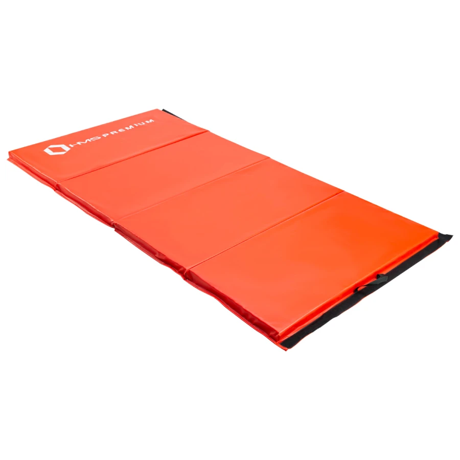 HMS Premium Opvouwbare Fitness Mat - Rood - Aanzicht