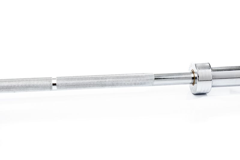 Muscle Power Olympische Halterstang - Chroom - 218 cm - Aanzicht