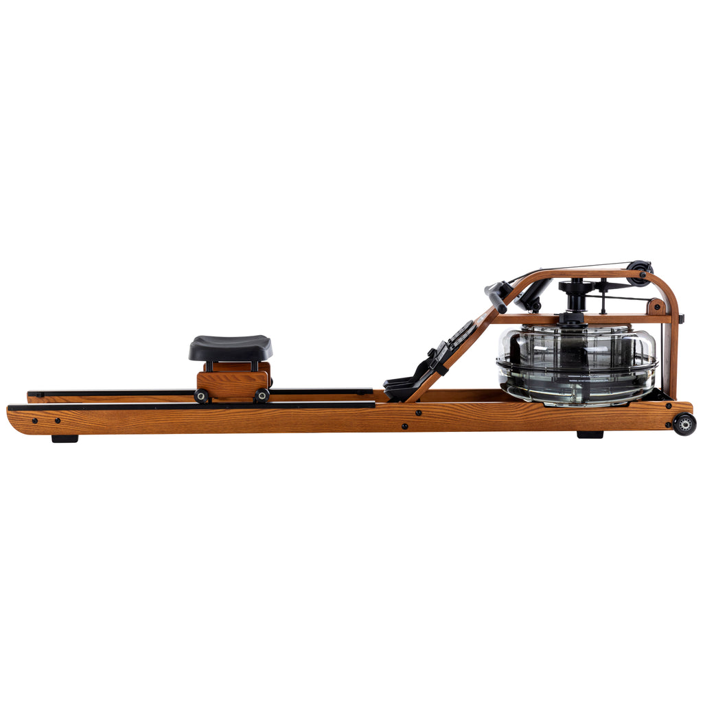 Fluid Rower Viking 3V Roeitrainer - Donker Eiken - Aanzicht