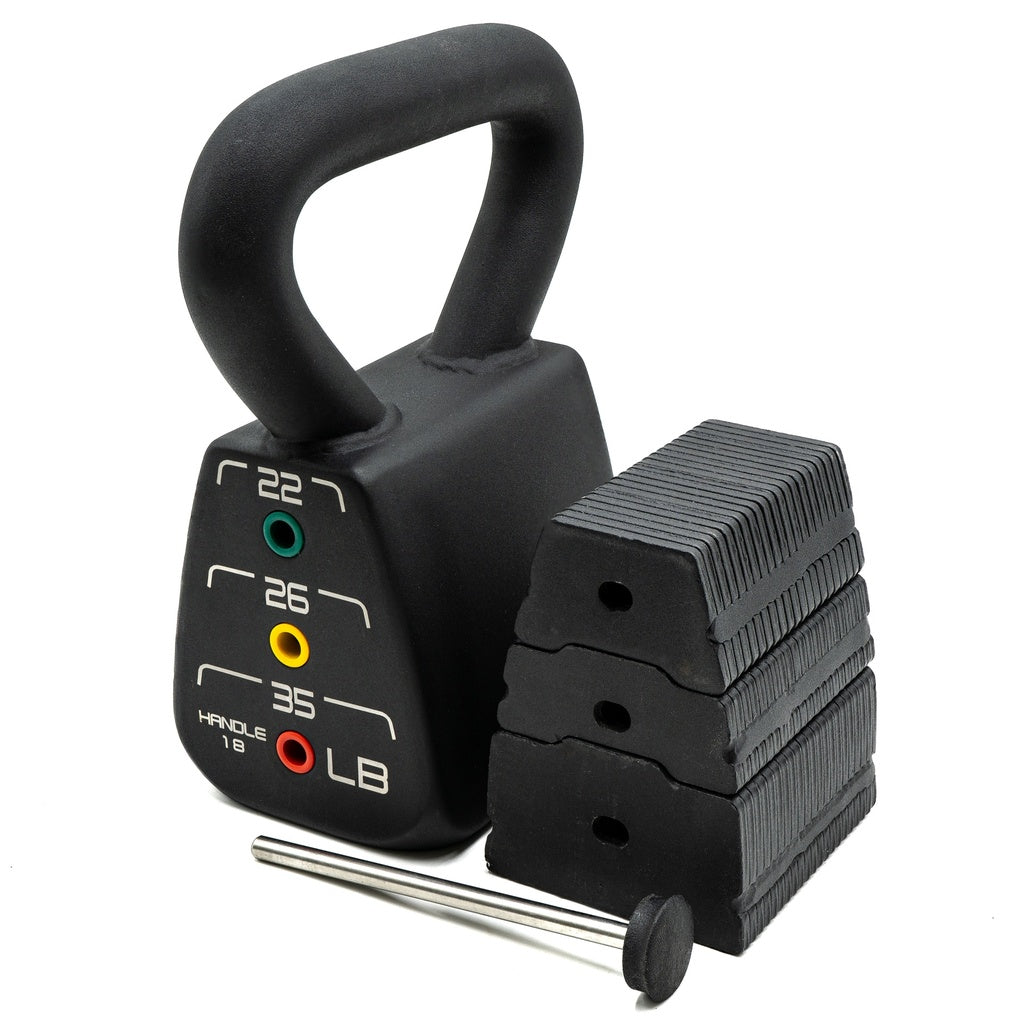 PowerBlock KettleBlock Verstelbare Kettlebell - 8 t/m 16 kg - Aanzicht