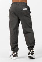 Gorilla Wear Classic Oversized Sweatpants - Donkergrijs Gemeleerd - Aanzicht