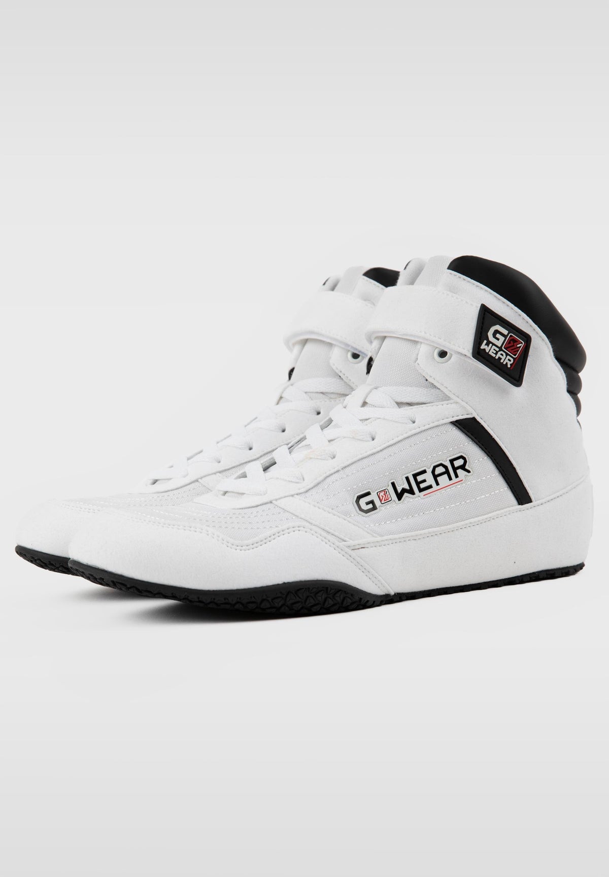Gorilla Wear Gwear Classic High Tops Sportschoenen - Wit/Zwart - Aanzicht