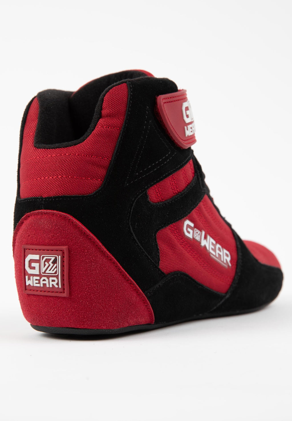 Gorilla Wear Gwear Pro High Tops Sportschoenen - Rood/Zwart - Aanzicht