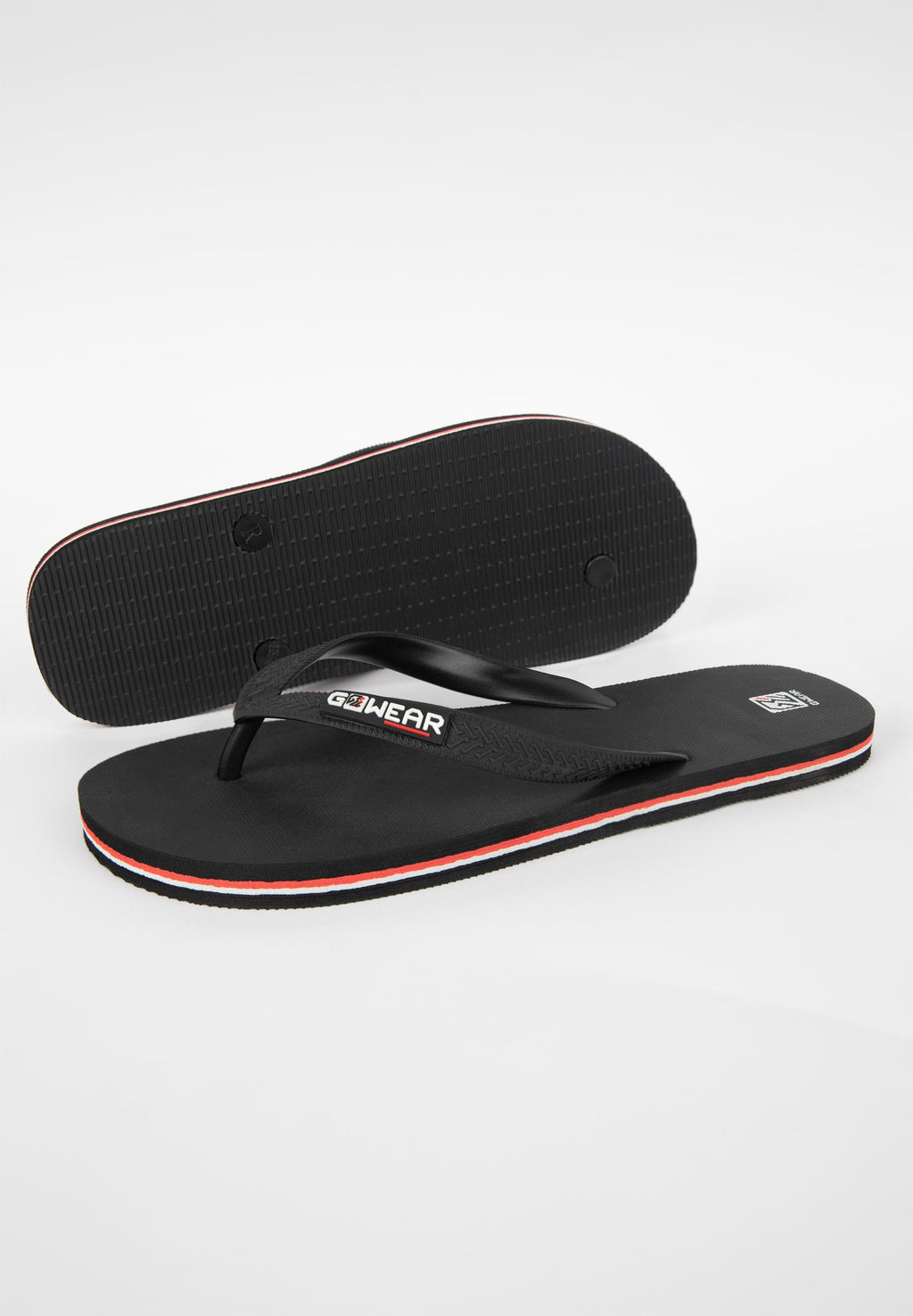 Gorilla Wear Gwear Teenslippers - Zwart - Aanzicht