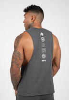 Gorilla Wear Lopez Drop Armhole Tank Top - Donkergrijs - Aanzicht