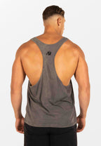 Gorilla Wear Churchill Stringer - Verwassen Grijs - Aanzicht
