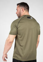 Gorilla Wear Performance T-Shirt - Legergroen - Aanzicht