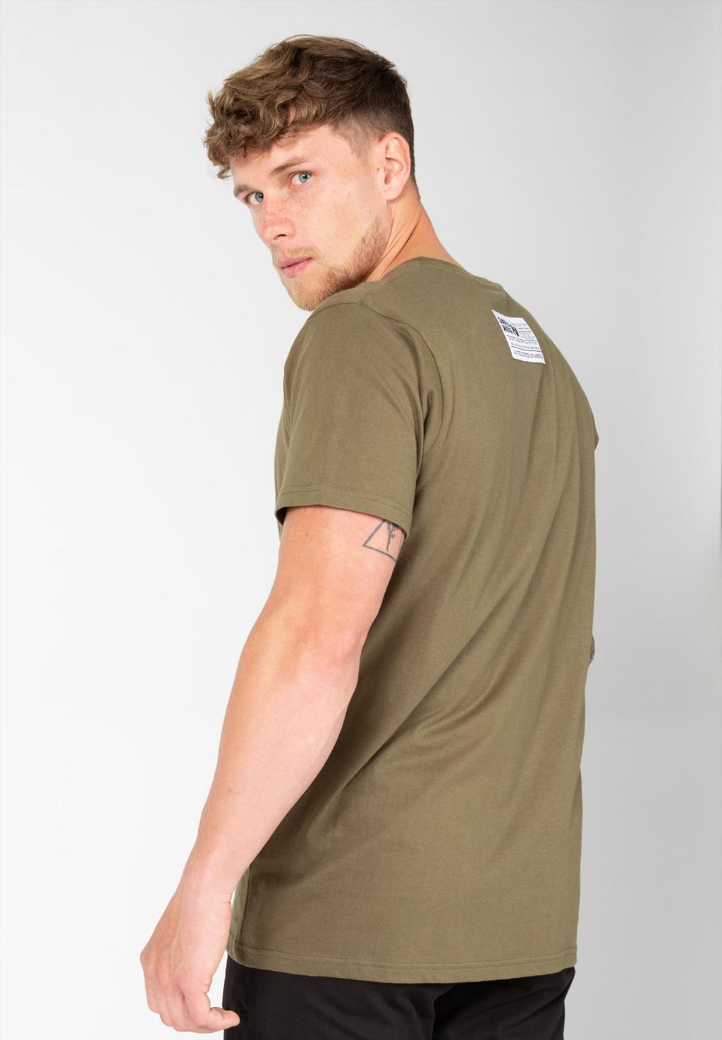 Gorilla Wear Classic T-shirt - Legergroen - Aanzicht