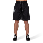 Gorilla Wear Functional Mesh Shorts - Zwart/Wit - Aanzicht