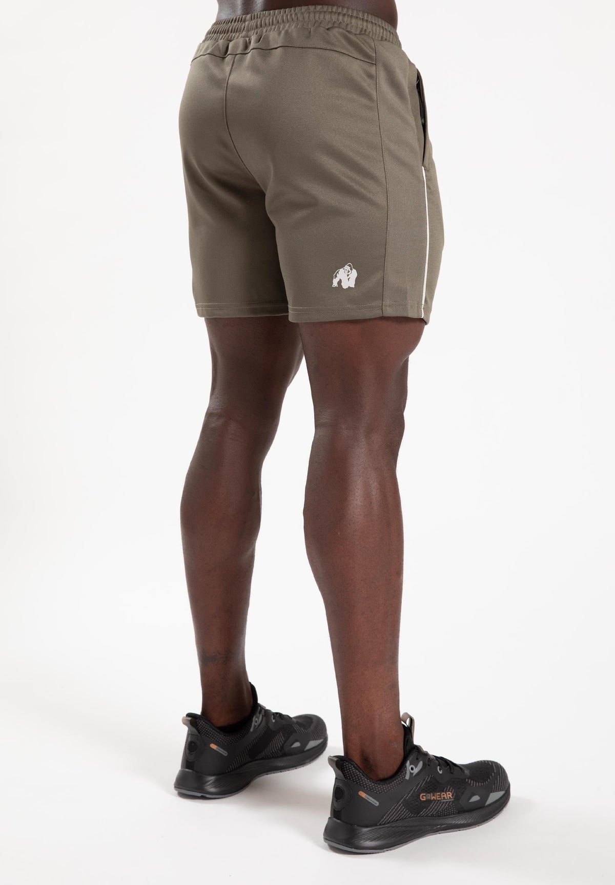 Gorilla Wear Broxton Shorts - Legergroen - Aanzicht