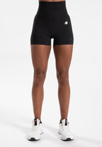 Gorilla Wear Olivia Seamless Shorts - Zwart - Aanzicht