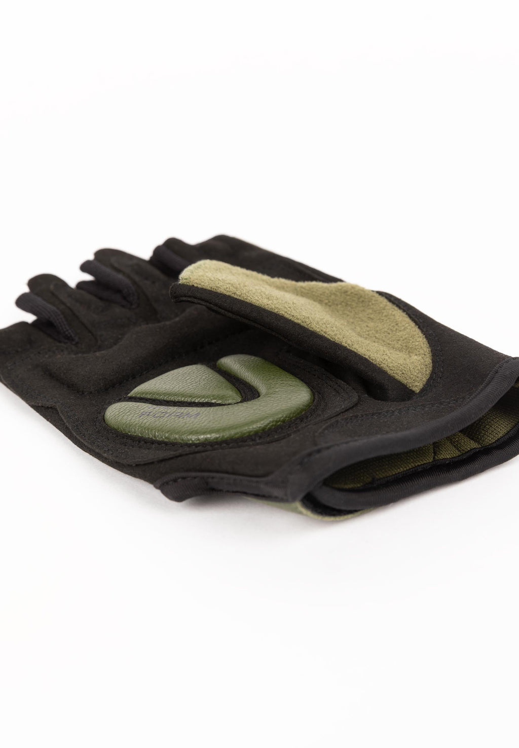 Gorilla Wear Mitchell Training Handschoenen 2.0 - Zwart/Legergroen - Aanzicht