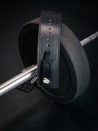 Gorilla Wear Halterriem - 4 Inch Carbon Leren Lever Belt - Zwart - Aanzicht