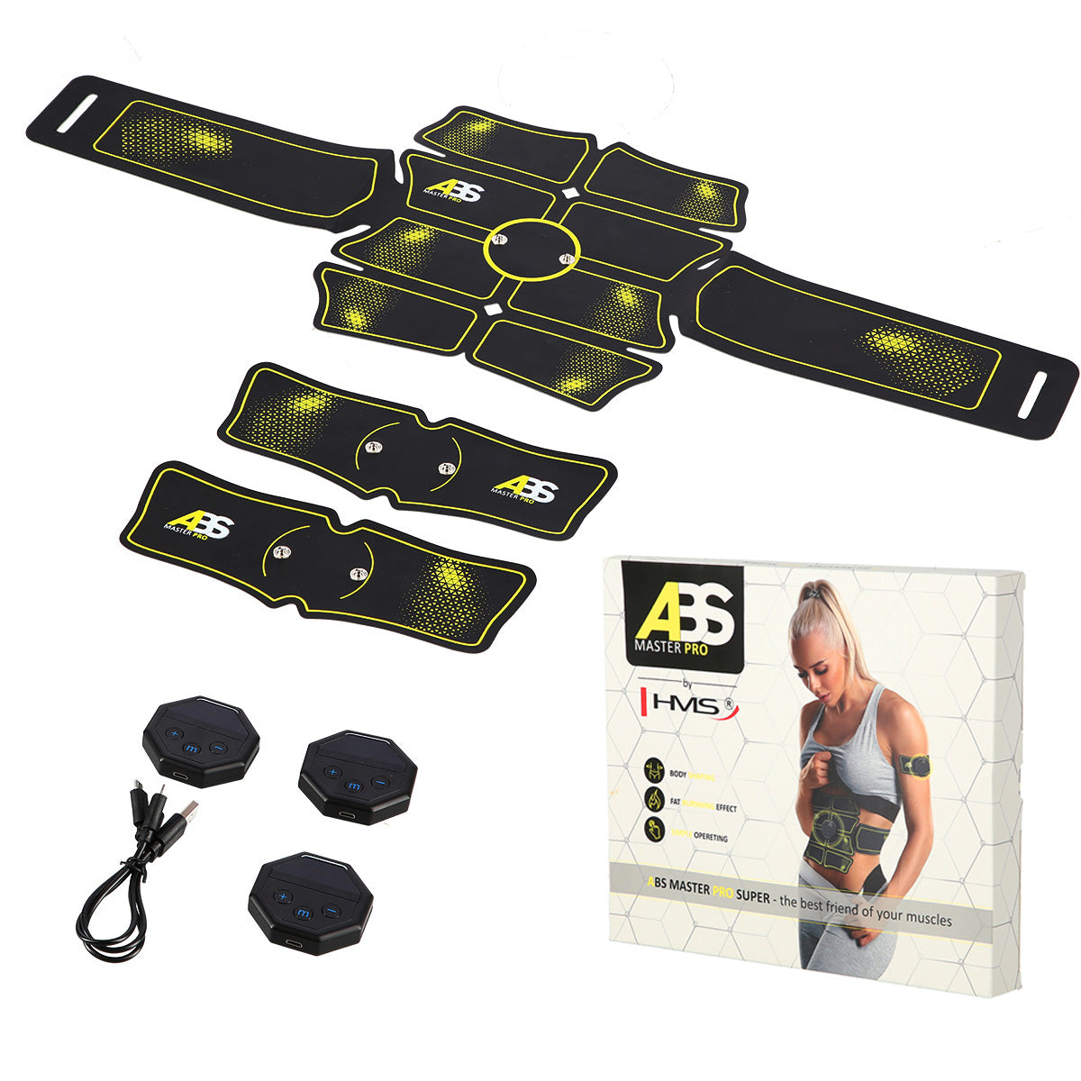 HMS ABS Master Pro Spierstimulator - Aanzicht