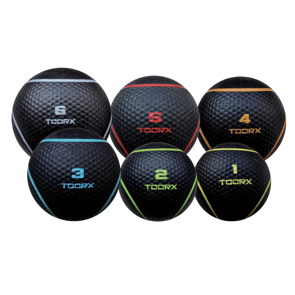 Toorx Fitness Medicine Ball - Zwart/Groen - 2 kg - Aanzicht