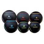 Toorx Fitness Medicine Ball - Zwart/Oranje - 4 kg - Aanzicht