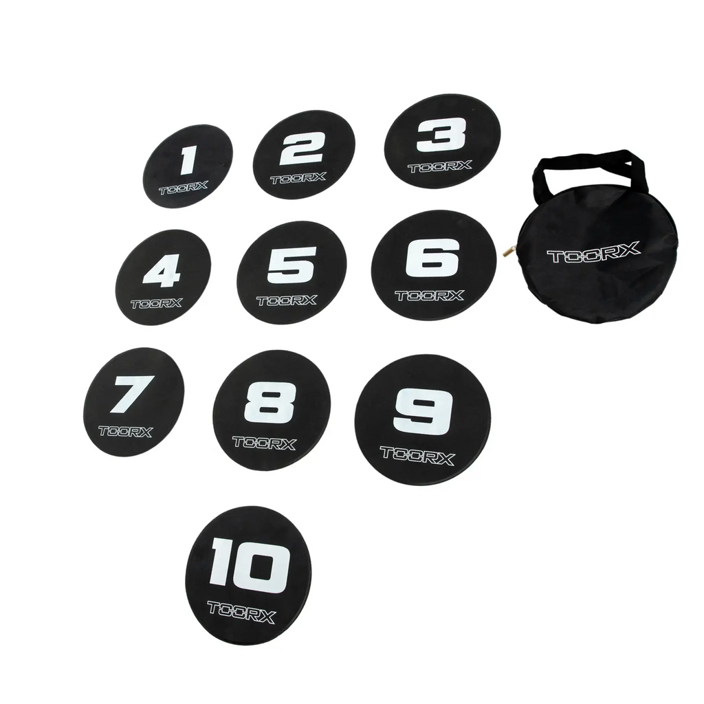 Toorx Fitness Agility Dots - Set van 10 - Aanzicht