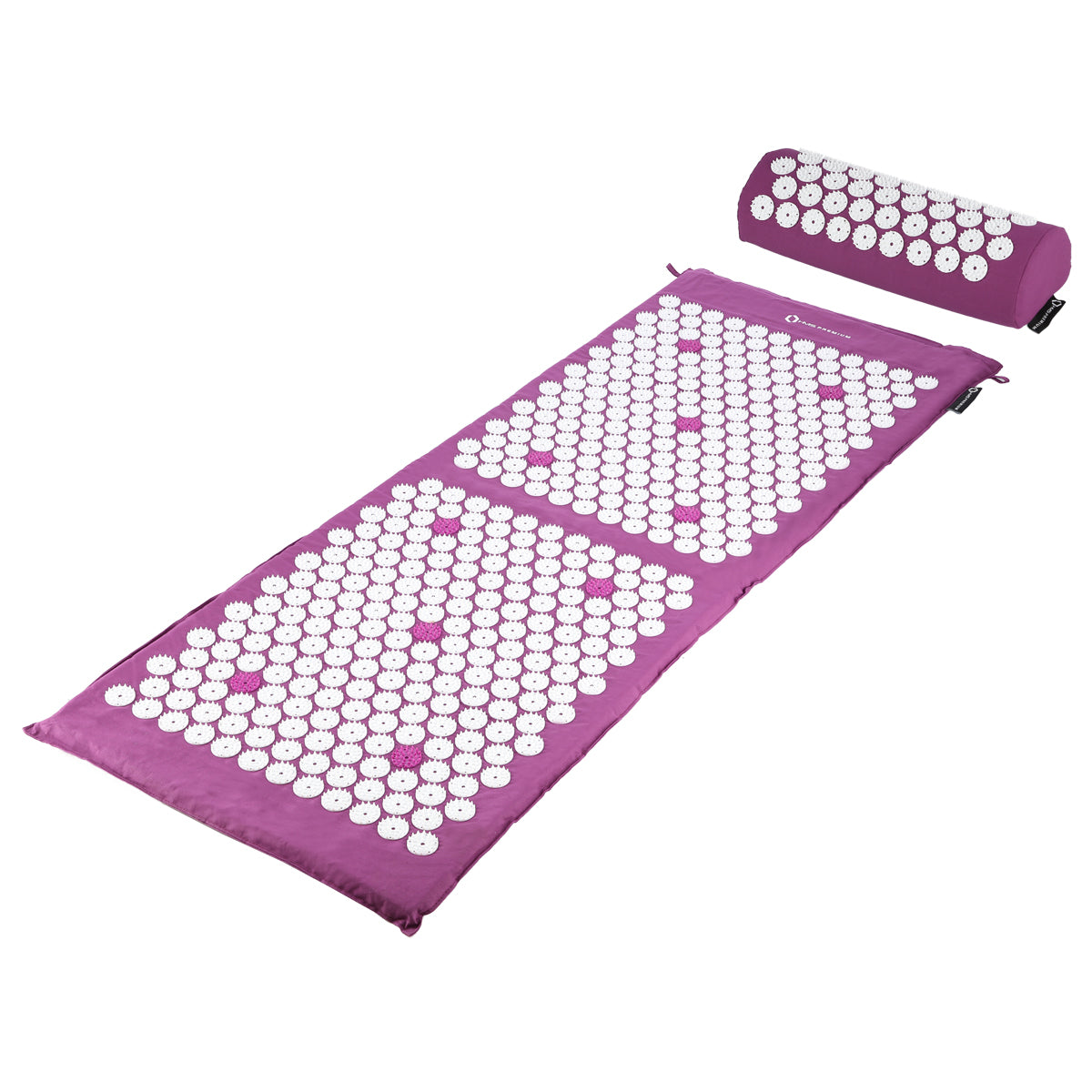 HMS Premium Spijkermat met Spijkerkussen - Paars/Wit - Aanzicht