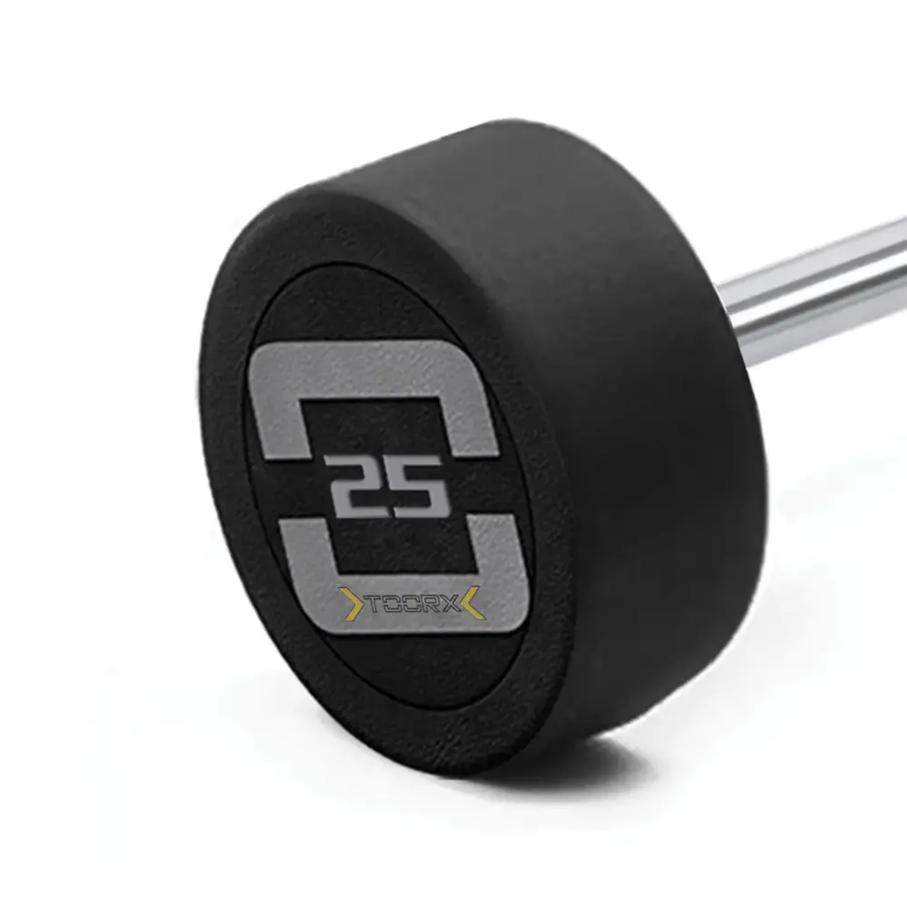 Toorx PU Straight Bar - Vaste Halterstang - 45 kg - Aanzicht