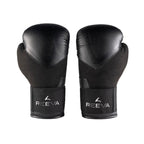Reeva Bokshandschoenen - Leer - Zwart - Aanzicht