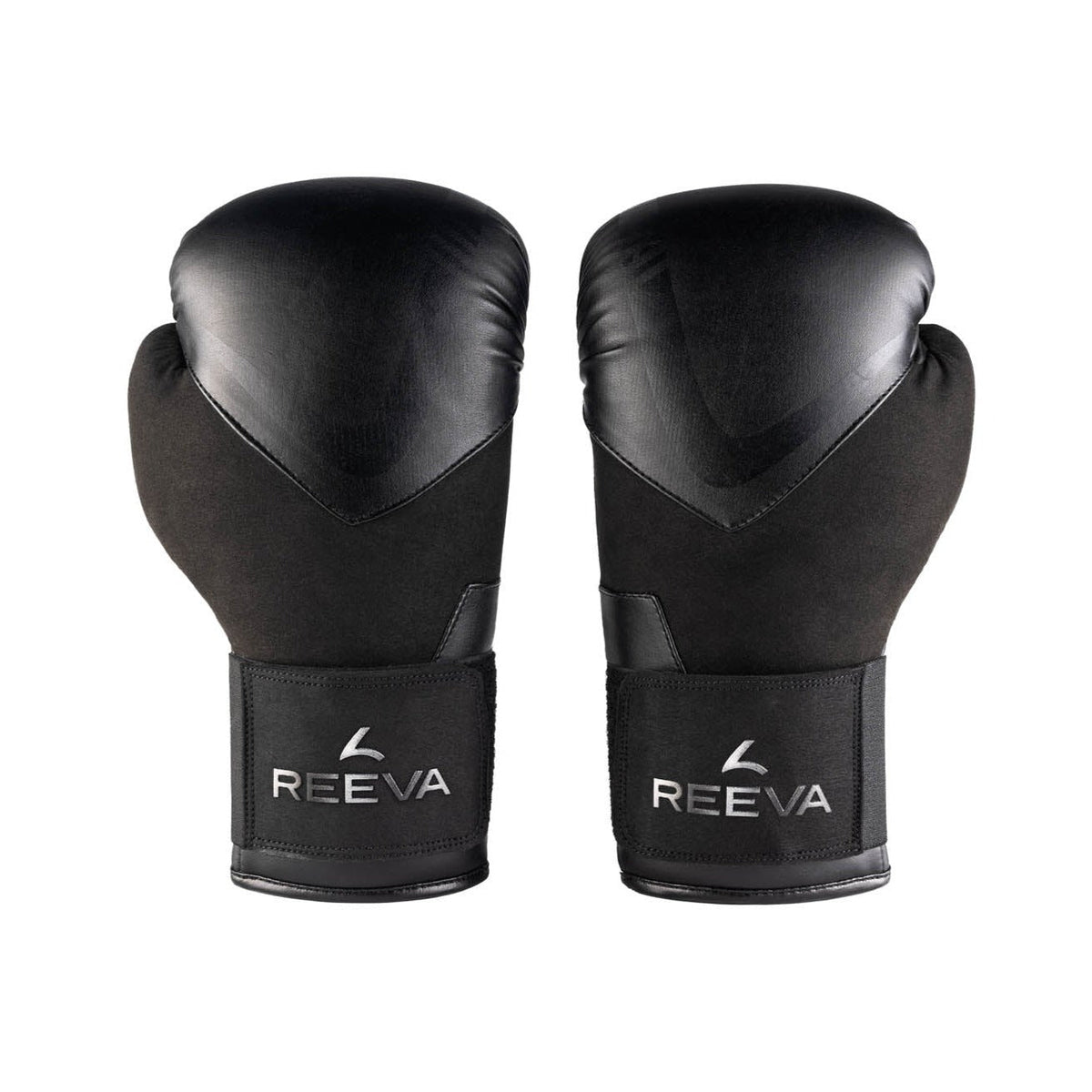 Reeva Bokshandschoenen - Leer - Zwart - Aanzicht
