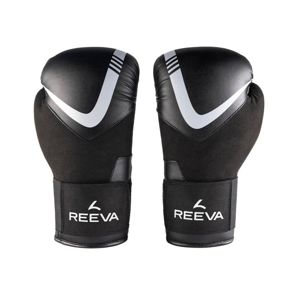 Reeva Bokshandschoenen - Leer - Zilver - Aanzicht