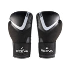 Reeva Bokshandschoenen - Leer - Zilver - Aanzicht