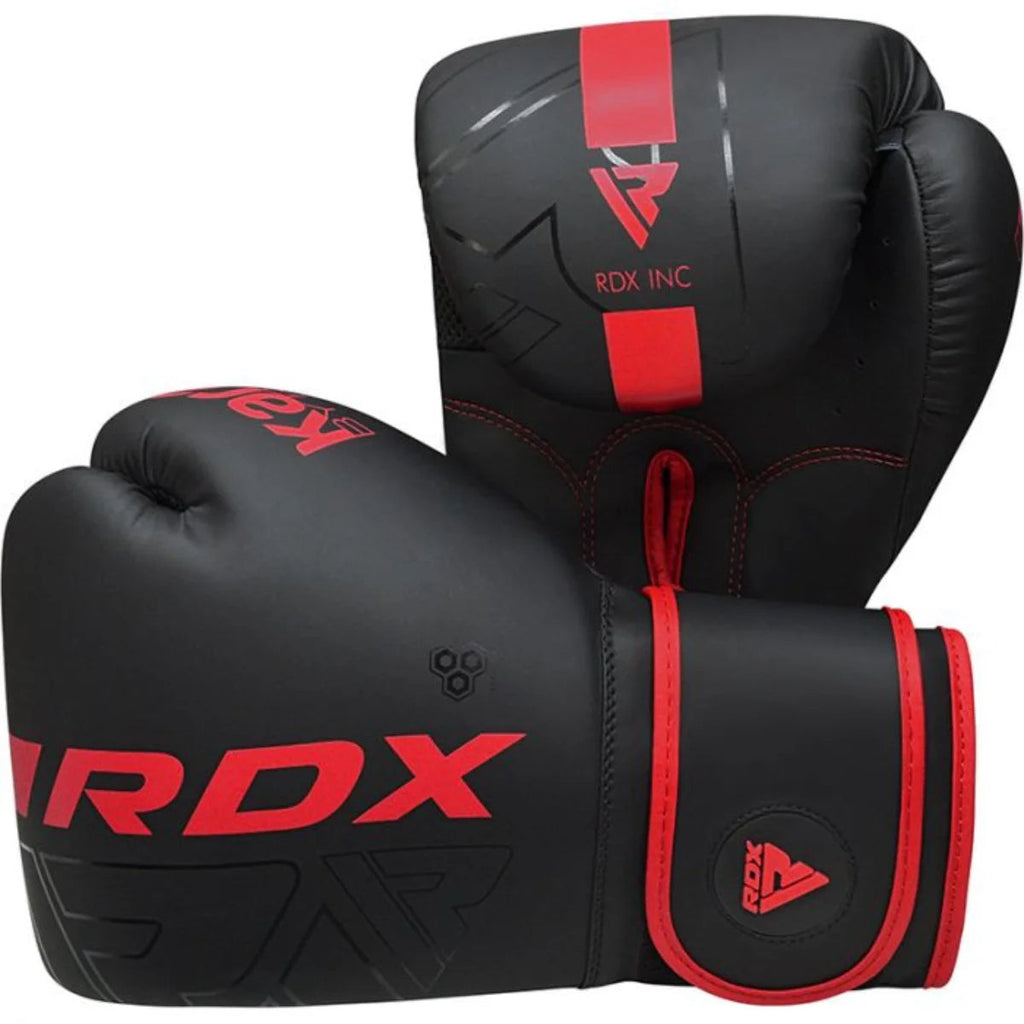 RDX Sports F6 Kara Bokshandschoenen - Rood - Aanzicht
