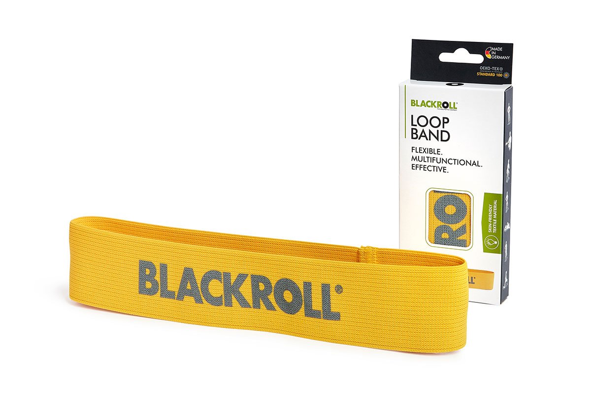 Blackroll Loop Band Weerstandsband - Extra Licht - Geel - Aanzicht