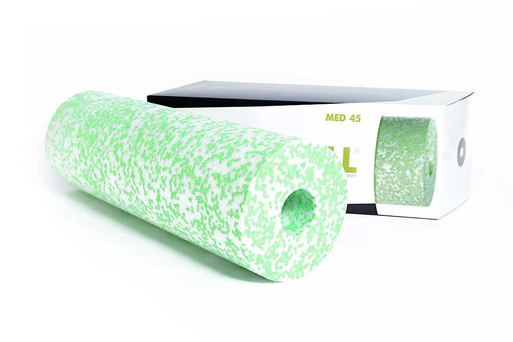 Blackroll MED Foam Roller - 45 cm - Wit/Groen - Aanzicht