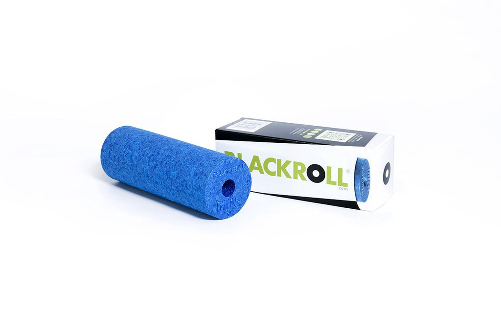 Blackroll Mini Foam Roller - 15 cm - Azuur Blauw - Aanzicht