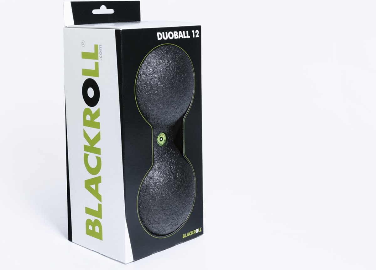 Blackroll Duoball - 12 cm - Zwart - Aanzicht