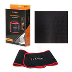HMS Fitness Afslank Tailleband - Zwart/Rood - Aanzicht