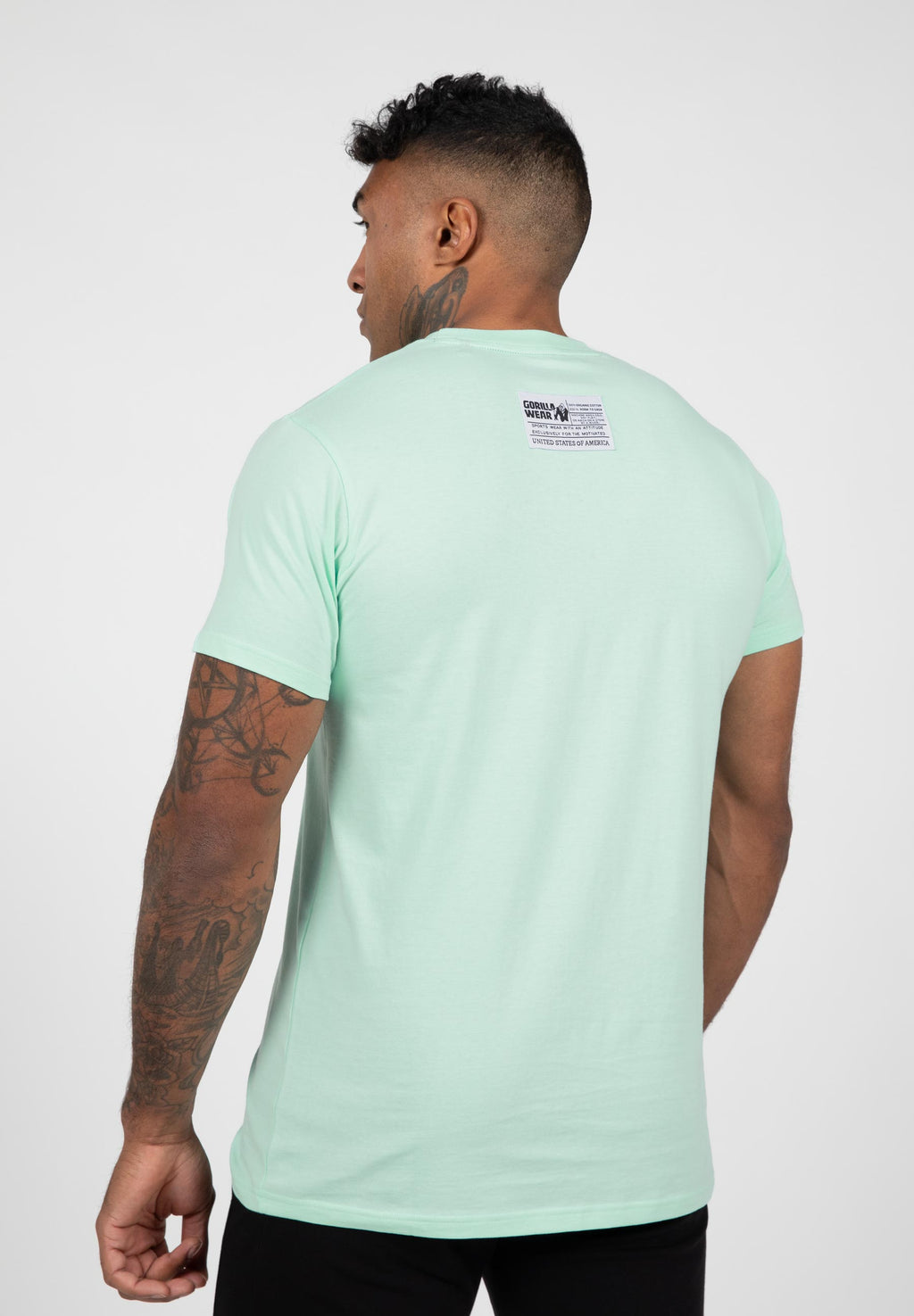 Gorilla Wear Classic T-shirt - Mint - Aanzicht