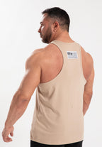 Gorilla Wear Classic Tank Top - Lichtbruin - Aanzicht