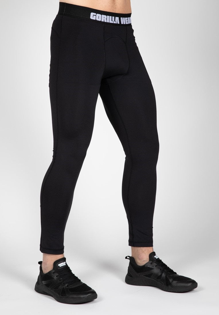 Gorilla Wear Columbus Tights - Zwart - Aanzicht
