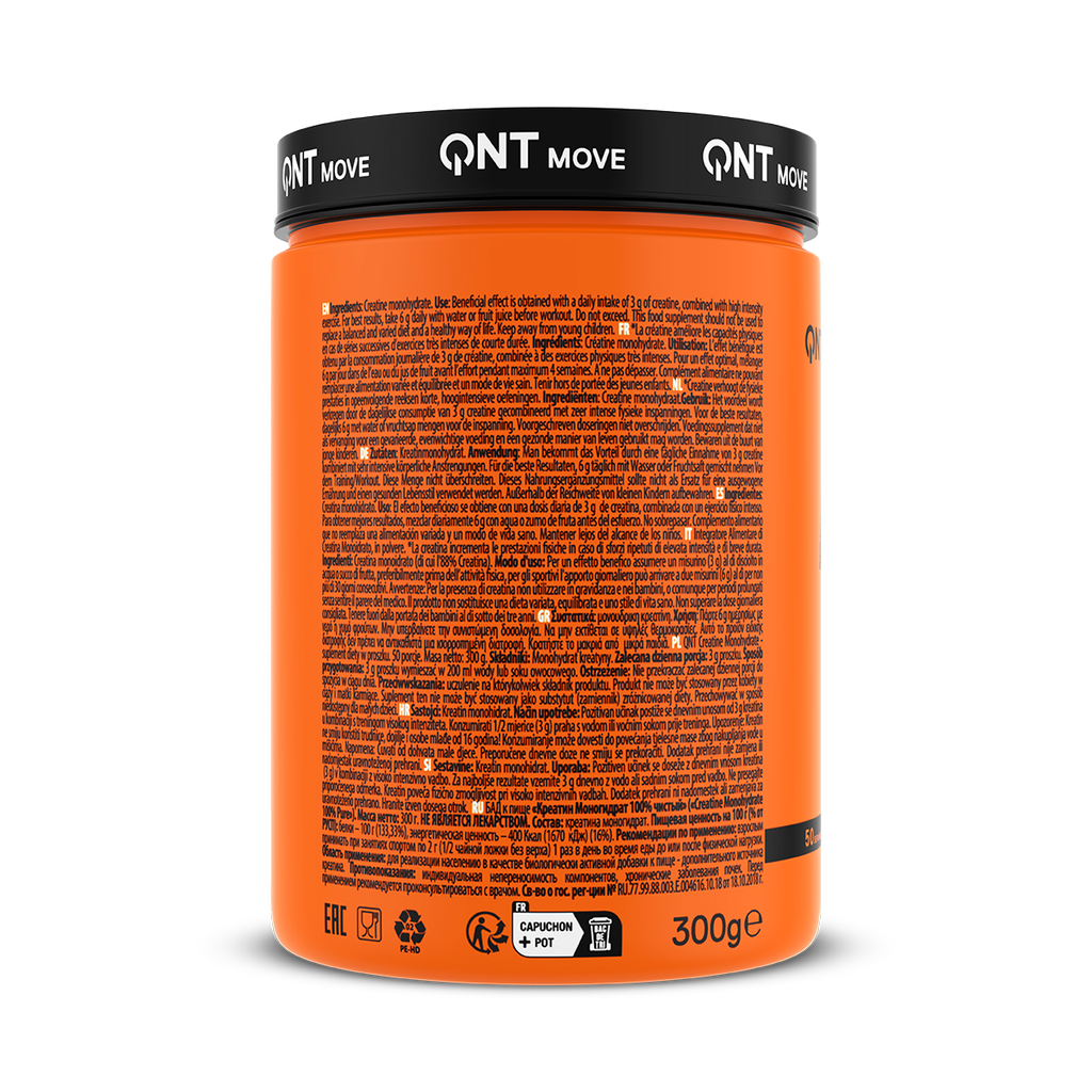 QNT Creatine Monohydrate - 300 gr - Aanzicht
