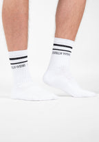 Gorilla Wear Crew Sokken 1-Pack - Wit - Aanzicht