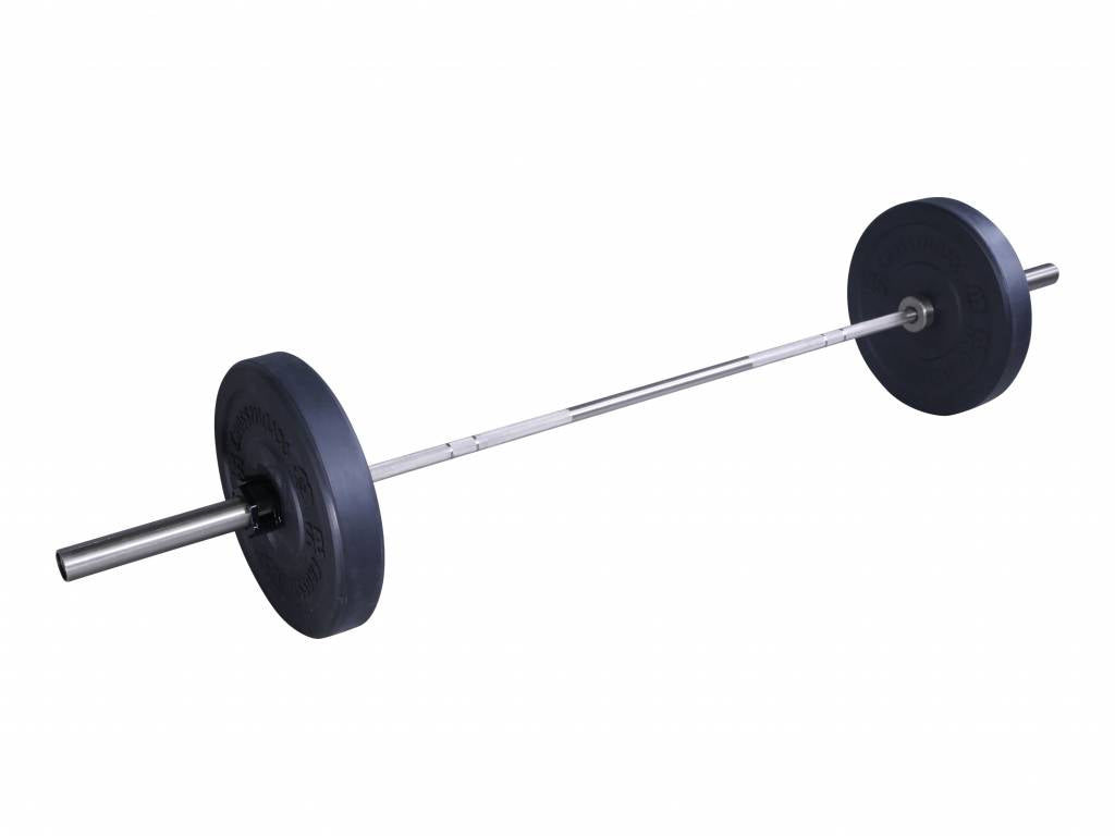 Lifemaxx Crossmaxx Olympische Halterstang - 220 cm (50 mm) - Chroom - Aanzicht